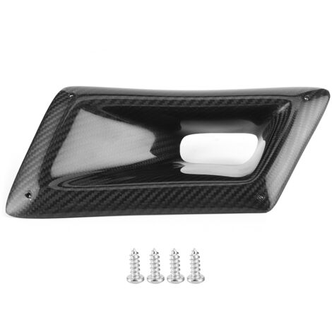 Lufteinlass aus Kohlefaser für Stoßstange für 350Z Z33 2003-2009, aerodynamisches Design, glänzende 3K-Kohlefaser (Zuofengkou)