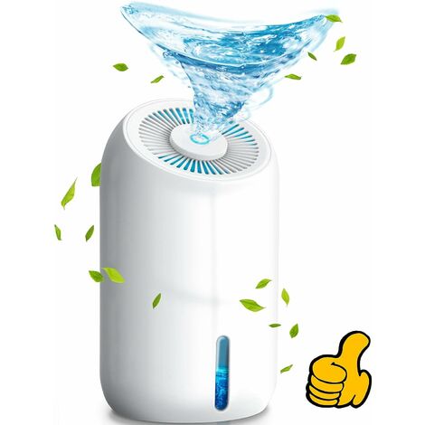 Luftentfeuchter – 31 oz (900 ml) [40 dB ultraleise] Kleine Luftentfeuchter bis zu 215 Quadratfuß mit [Überlaufschutz], [tragbare Mini-Luftentfeuchter] für Zuhause, Badezimmer, Keller, Wohnzimmerschran