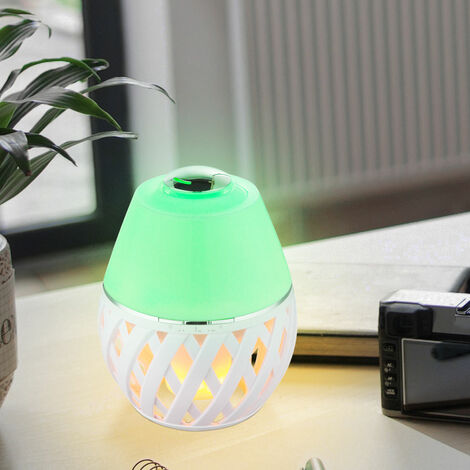 Lufterfrischer Farbwechsel Tischleuchte Raumerfischer Duftöl Diffuser ätherische Öle, Timer, RGB LED Farbwechsel, DxH 14,8x20 cm