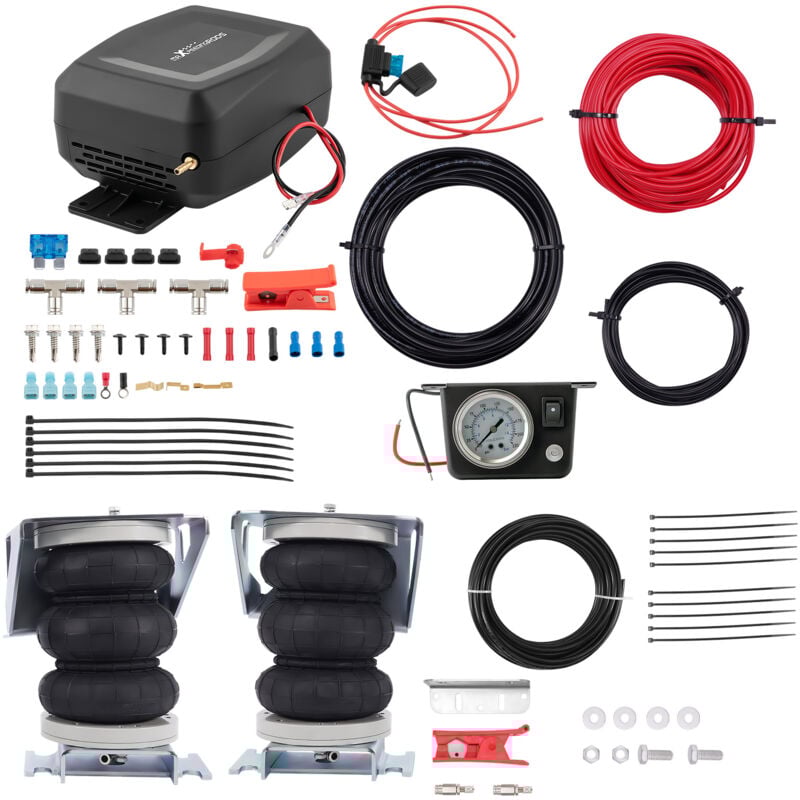 Image of Maxpeedingrods - Luftfeder + Kompressor Kit for Iveco Daily 35S & 35L Einzelne Hinterräder 2014-