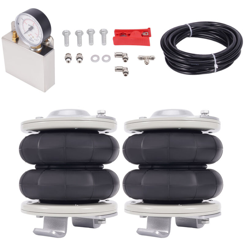 Image of Luftfederung + Halterungen + Messgerät Kit for Fiat Ducato Citroën Jumper 1994-