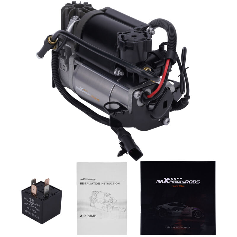 Image of Luftfederung Kompressor for Audi A8 D3 / 4E V6 V8 Zylinder 4E0616005D mit Relais