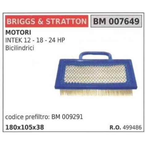 Luftfilter BRIGGS&STRATTON Rasenmäher mower intek 12 18 24hp