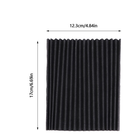 Luftfilter für Electrolux-Kühlschränke, 4er-Pack Ersatzfilter mit Aktivkohle, Abmessungen 17 x 12,3 x 1 cm