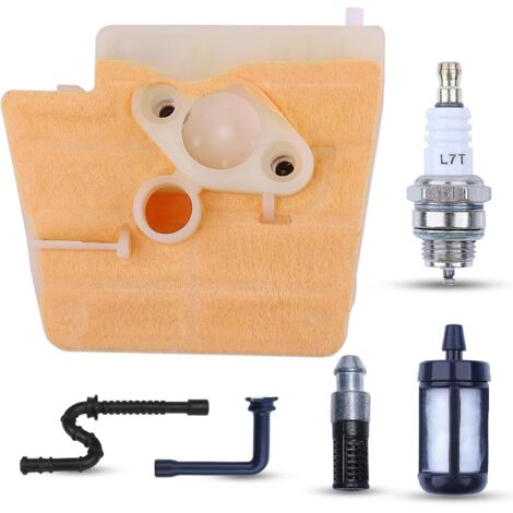 Luftfilter für Stihl Kettensägen 024, 026, MS240, MS260 und MS260C mit Kraftstoff-/Ölfilter und Zündkerze. Ersetzt Teilenummer 11211201618.