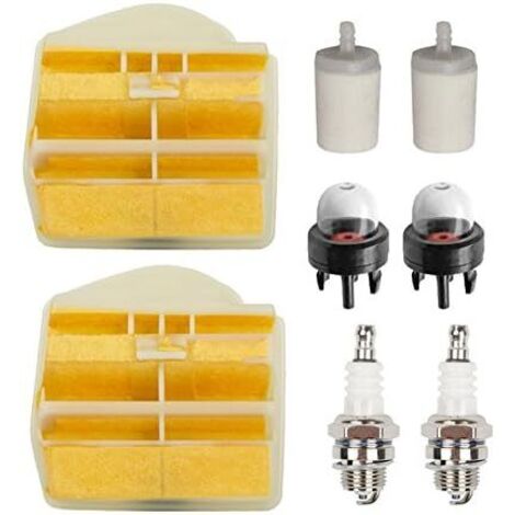 Luftfilter mit Kraftstofffilter und Zündkerze für Husqvarna 445 445E 450 450E Kettensäge