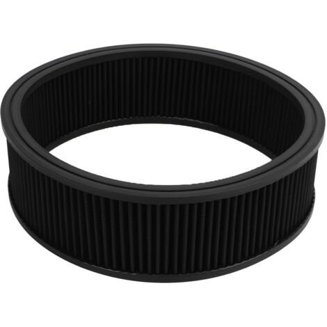 Luftfilterelement, Luftfilterelement, rundes, wiederverwendbares, waschbares Hochleistungs-Luftfilterelement (Schwarz).