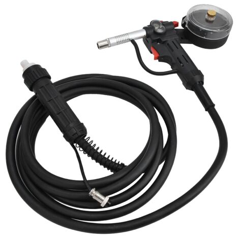 Luftgekühlte Spulen-MIG-Schweißpistole 180 Ampere Gasschweißwerkzeug Zubehör für Autoreparaturen (5 m)