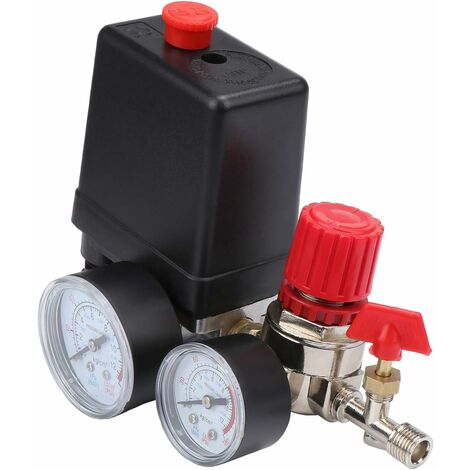 12bar Druckschalter Kompressorschalter Druckwächter Manometer für Luftkompressor 