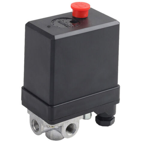 Luftkompressor-Druckschalter mit 4 Ausgängen, Druckschalter-Steuerventil, Kompressorteile, 220 V