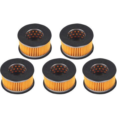 LINGHHANG Luftkompressor-Filter-Schalldämpfer, 5-teiliges Luftkompressor-Filterelement-Schalldämpfer-Zubehör-Set zum Austausch