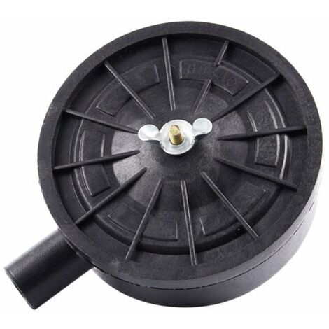 Luftkompressorfilter, geräuscharme Filtration, 20-mm-Außengewinde, schwarz