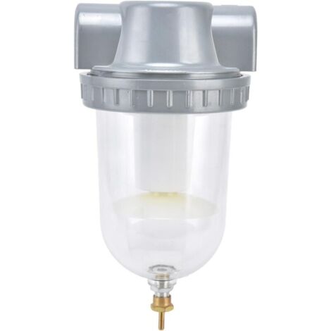 Luftkompressorfilter, Ölfilter, Druckluftfilter, Wasserabscheider mit transparentem Becher 0,63 MPa QSL-20