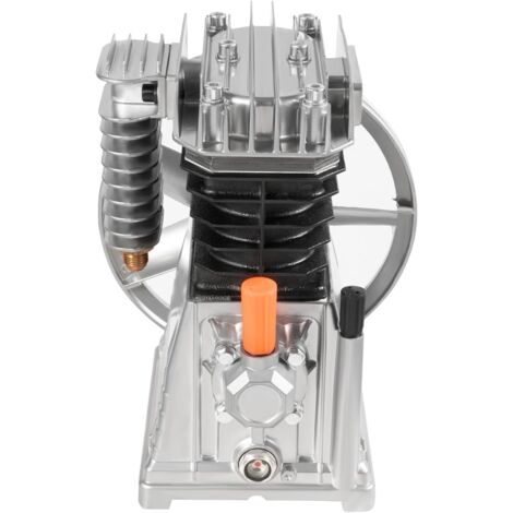 Luftkompressorpumpenkopf 3 PS 2,2 kW 250 l/min Luftkompressormotorkopf, Gusseisen, Kolbenkompressor, schnelle Wärmeableitung, 12,6 x 11 x 13 Zoll