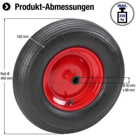 400MM PU VOLLGUMMI ERSATZRAD ERSATZREIFEN FÜR SCHUBKARREN 95X16MM 4.00-8 400MM PU VOLLGUMMI ERSATZRAD ERSATZREIFEN FÜR SCHUBKARREN 95X16MM 4.00-8