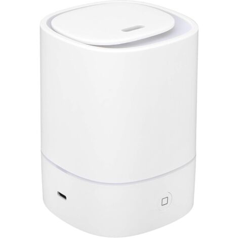 Luftreiniger, 5 W, 2-in-1, Stummschaltung, Luftreiniger, Luftbefeuchter, 4,8 x 3,4 x 3,4 Zoll, USB-Luftfilter, 125 ml, Multifunktions-Touch-Steuerung mit Umgebungs-Nachtlicht