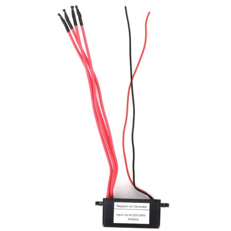 Luftreiniger, Anionengenerator, Negativ-Ionen-Ionisatormodul, 4 Minusleitungen (220 V)