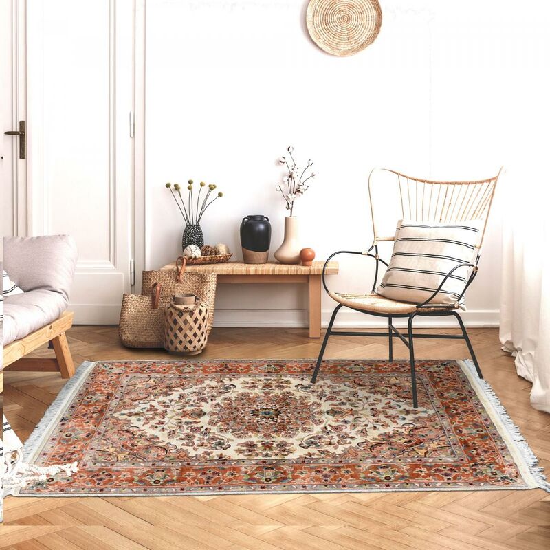 

Prestige Orient Alfombra Jihangir 88 1A2T Seda beige - Beige