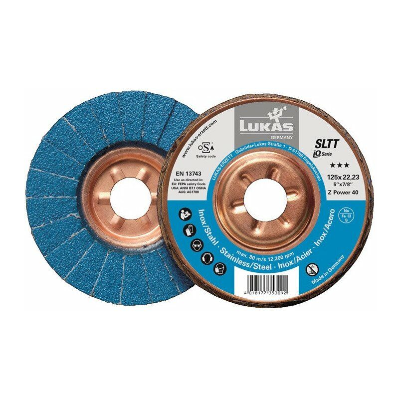 

Arandela de presión dentada SLTT Z Power D.115mm K.60 fl.INOX ZK (Por 10) - Lukas