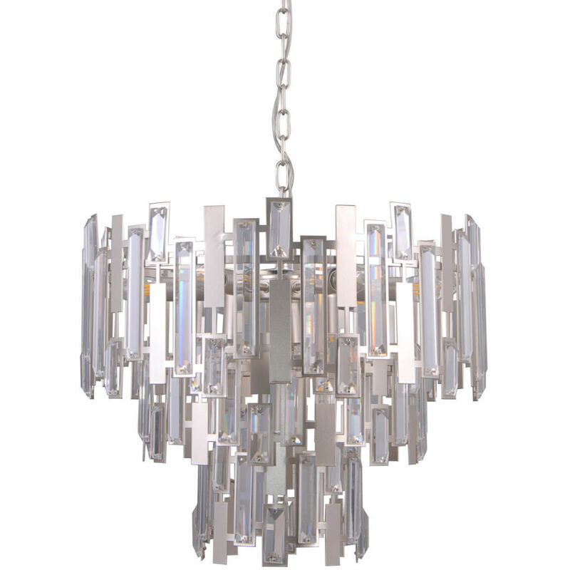 

Italux Lukas - Lámpara colgante moderna Golden Champagne 9 luces, E14