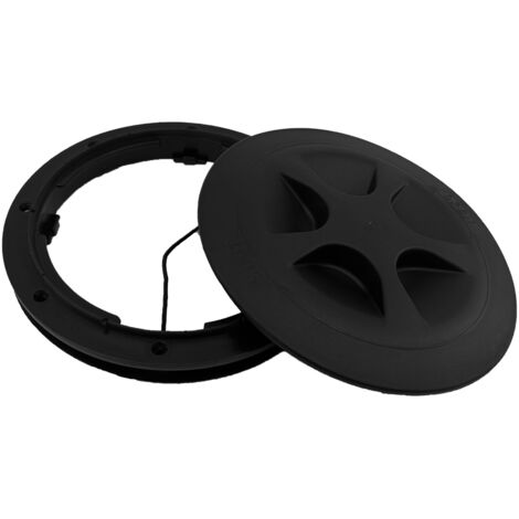Lukendeckel aus Kunststoff für den Marinebereich, Lukendeckel aus Nylon, 6-Zoll-Decklukendeckel, drehbarer Lukendeckel, Kajakzubehör inklusive Innentasche.