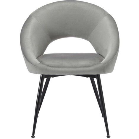 LPD FURNITURE Lulu Dining Chair Grey (Pack of 2)