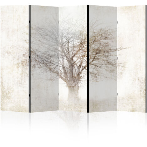 LUMASOUL Paravent Intérieur 5 Panneaux Simple Face Pliable - Separateur de Pieces - Cloison de Separation de Chambre pour Chambre à Coucher, Salle de séjour - 225x172 cm Paysage
