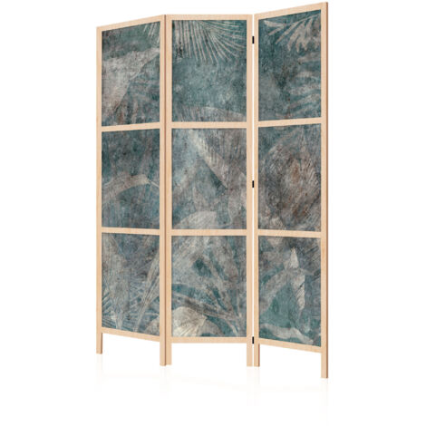 LUMASOUL Paravent Intérieur à Simple Face - 3 Panneaux - Separateur de Pieces de Style Japonais - Cloison de Separation pour Chambre à Coucher et Salon - Motif Fonds d'écran et Motifs - 135x172 cm