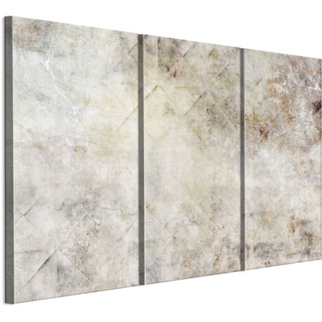 Tableau Abstrait Beige Géométrique Sur Toile - Décoration Murale Élégante Pour Salon Et Chambre à Coucher (Sans Cadre, 2X30X40CM)