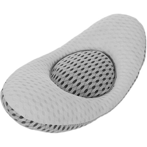 Lumbar pillow for sleeping, adjustable height, 3D lumbar support cushion for relieving sciatic pain and rest in bed - For side, back and stomach sleepers