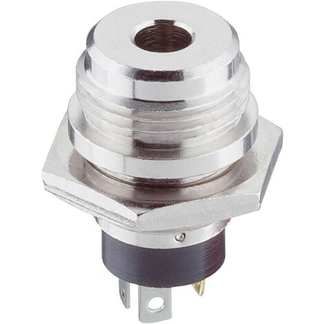 Lumberg 1502 04 Jack 3.5 mm Presa verticale Numero Poli (num): 3 Stereo Argento 1 pz.