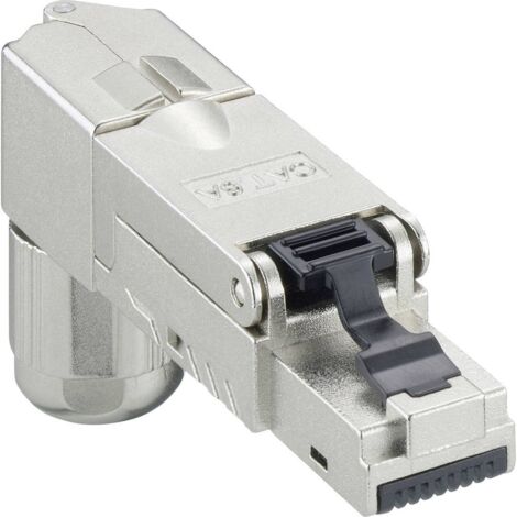 Lumberg 2542 03 Fiche modulaire,. 6a, 8p8c (RJ45), version coudée 167445 mâle, coudé 1 pc(s) Y102203