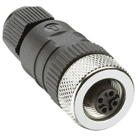Lumberg Automation 108652 Connecteur non confectionné pour capteurs/actionneurs M12 femelle, droit Nombre de pôles: 5 1