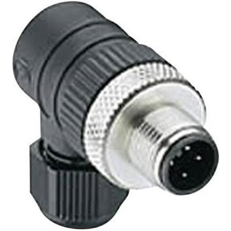Lumberg Automation 108654 Connettore non confezionato per sensore o attuatore M12 Spina angolata Numero di poli: 4 1 pz