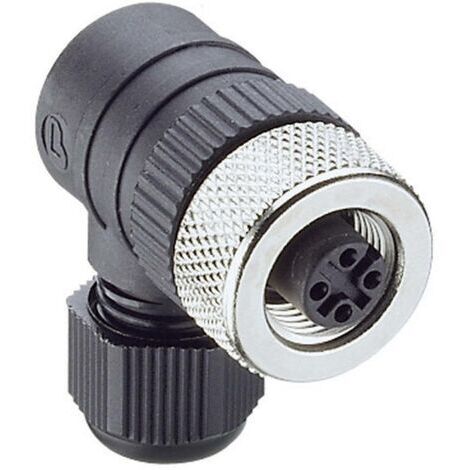 Lumberg Automation 108660 Connecteur non confectionné pour capteurs/actionneurs M12 femelle, coudé Nombre de pôles: 5 1