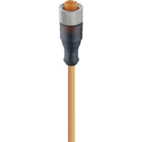 Lumberg Automation 11349-1 Connettore confezionato per sensore o attuatore M12 Presa dritta 5.00 m Numero di poli: 4 1