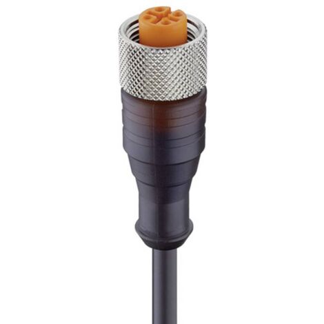 Lumberg Automation 11374-1 Connettore confezionato per sensore o attuatore M12 Presa dritta 5.00 m Numero di poli: 5 1