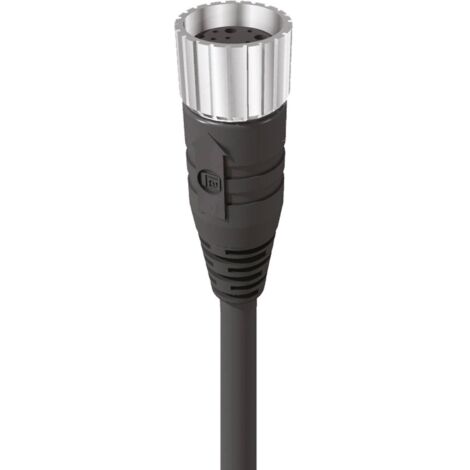Lumberg Automation 60688 Connecteur confectionné pour capteurs/actionneurs M23 femelle, coudé 5.00 m Nombre de pôles: 1