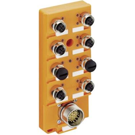 Lumberg Automation ASBSV 8/LED 5 11138 Scatola sensore attuatore passiva Distributore M12 con filettatura in metallo 1