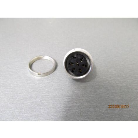 Lumberg Modello di Connettore DIN Argento 6 Poli Saldatura