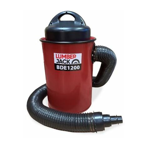 Lumberjack 1200W 50L Dust Chip Collector Extractor hose Extraction 240V Workshop