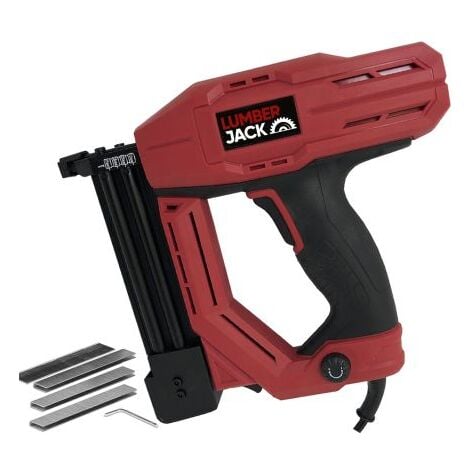 Lumberjack 2 in 1 Nail & Staple Gun Electric Heavy Duty Stapler and Nailer Tacker