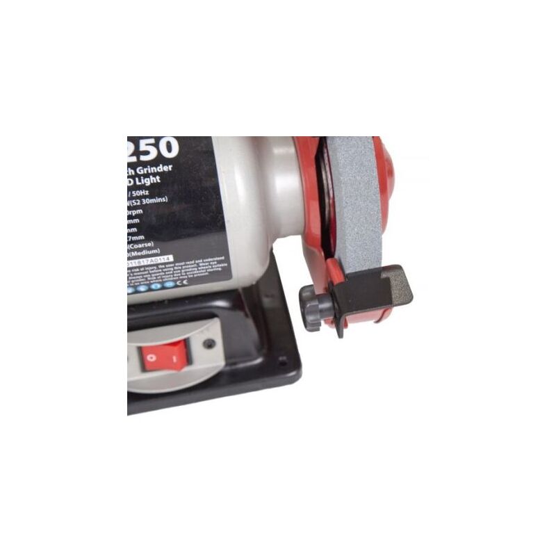 Lumberjack Bg250 6 Inch Bench Grinder With Led Light