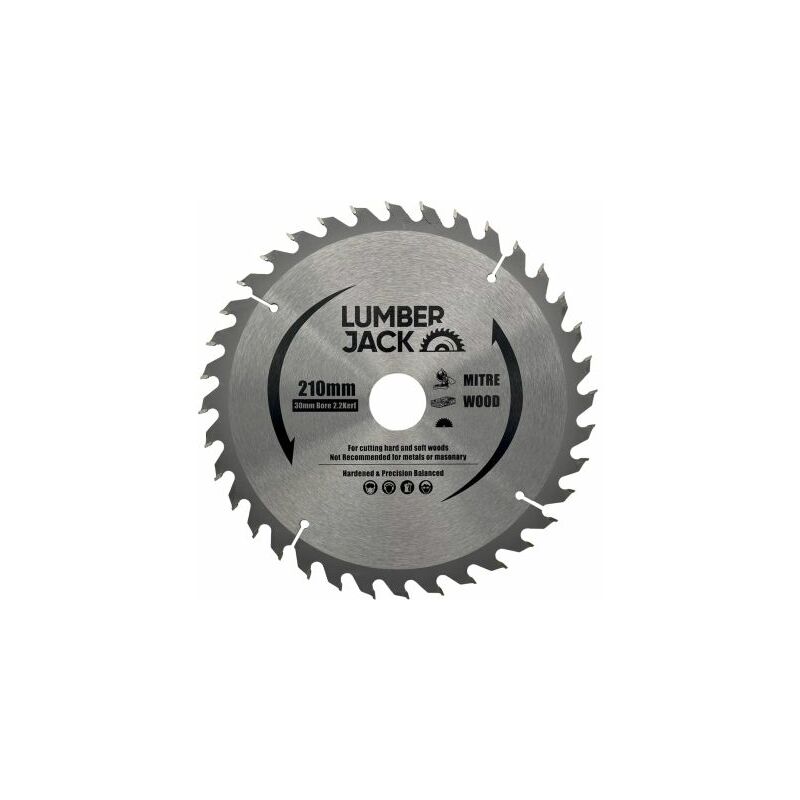 LJCC21048 210mm 48T Circular Saw Blade - Lumberjack