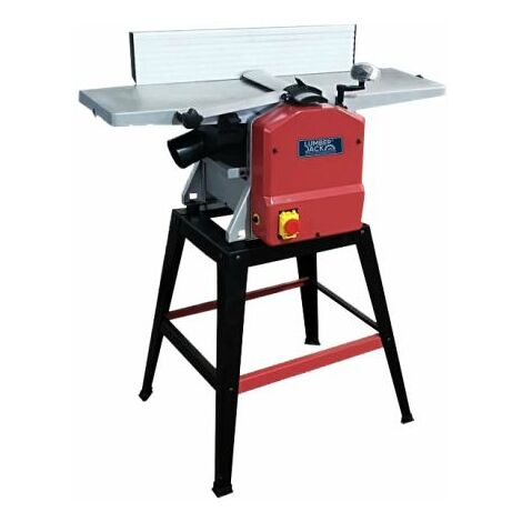 LUMBERJACK Planer Thicknesser 10 x 5 Inch with HSS Twin Blades & Legstand 1500W Motor 230V Your Ideal Woodworking Machine