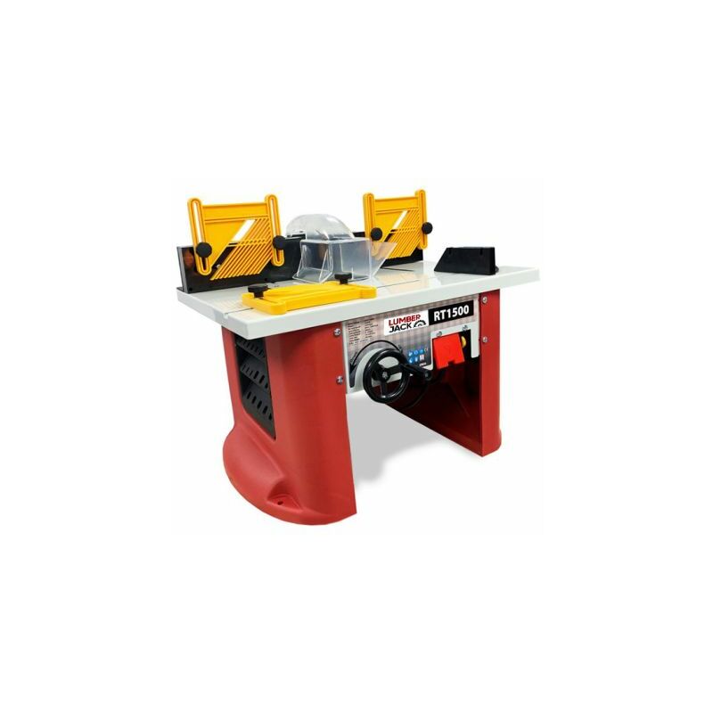 Lumberjack - RT1500 1500w Bench Top Router Table With Integrated Router Built In