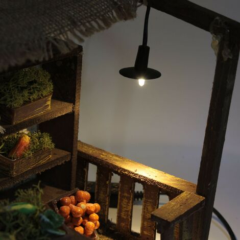 LUME DI CAMPAGNA APPESO 2,5X2CM CON LAMPADA 12 V LUCE PRESEPE