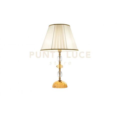 LUME/G PATRICIA 1 LUCE TRASPARENTE AMBRA ATTACCO E27 D.40CM
