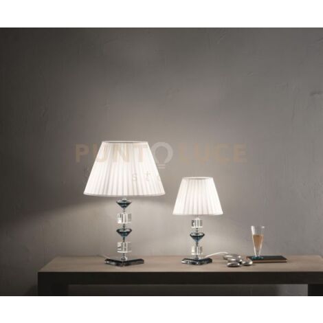 LUME GRANDE GALA 1 LUCI ATTACCO E14 OTTANIO E CROMO H.40+26CM