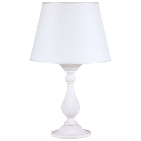 Lume In Legno Classico Grigio Sbiancato Con Paralume 1 Luce Laridi